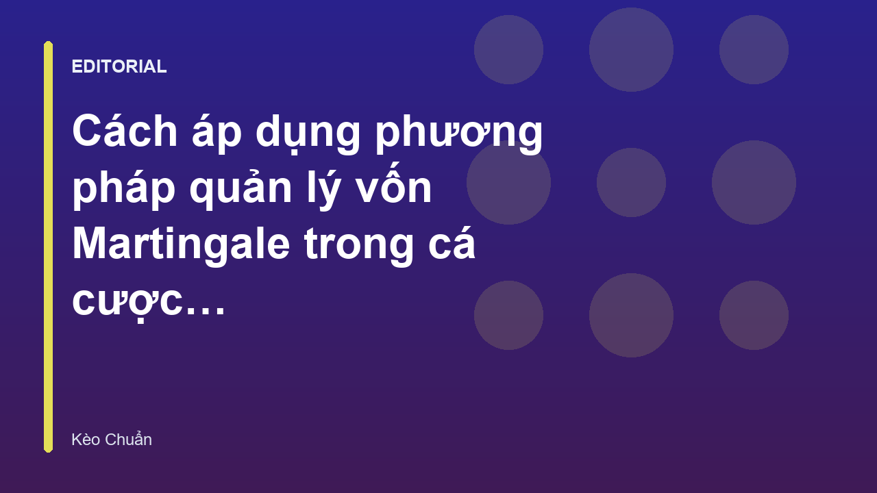 Biểu đồ minh họa quản lý vốn Martingale trong cá cược